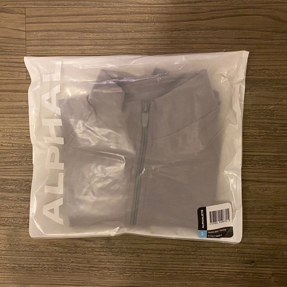 ❌SOLD❌ ALPHALETE SEAMLESS JACKET SHARK GREY - Picture 8 of 10